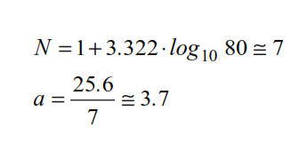 esempio calcoli distribuzione di frequenza
