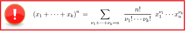 la formula della potenza di un polinomio