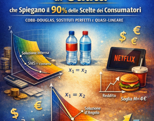 Le 3 Funzioni di Utilità che Spiegano il 90% delle Scelte dei Consumatori
