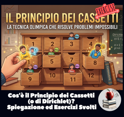 Cos’è il Principio dei Cassetti (o di Dirichlet)? Spiegazione ed Esercizi Svolti