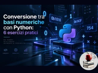 Basi numeriche in Python conversioni tra binario, decimale, ottale ed esadecimale con 6 esercizi